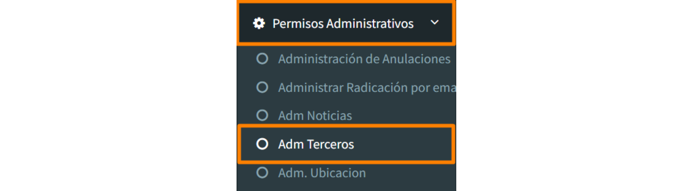 terceros!